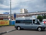 Бесплатный автобус Genser в пункт аренды автомобилей АрендаАвто-пск на ул.Добролюбова