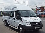 Бесплатный автобус Genser в пункт аренды автомобилей АрендаАвто-пск на Новорязанском шоссе